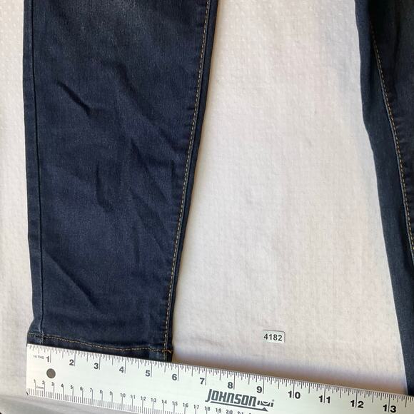 STITCH STAR Women Skinny Jeans size 16 US Blue Mid Rise Stretch Boot Cut - Picture 6 of 11